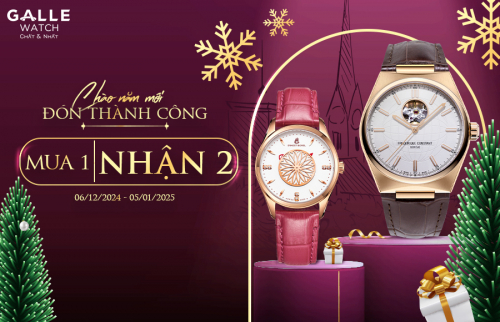 (Mua 1 nhận 2) Sắm đồng hồ, chào năm mới, đón thành công