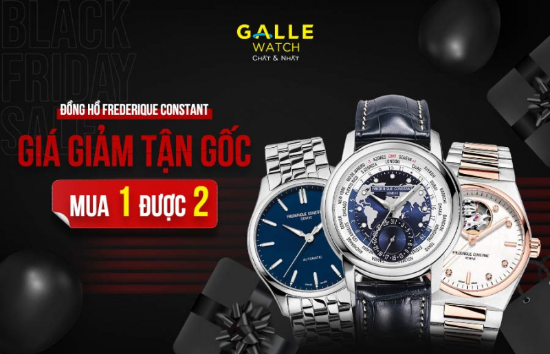 Đồng hồ Frederique Constant - Giá giảm tận gốc - Mua 1 được 2