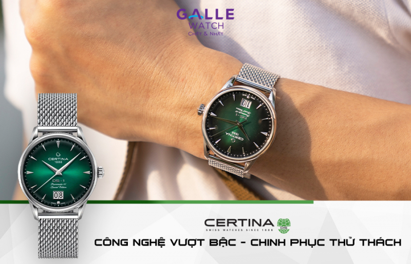 Đồng hồ Certina - Công nghệ vượt bậc, chinh phục thử thách