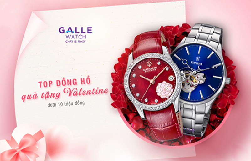 Top đồng hồ quà tặng Valentine giá dưới 10 triệu đồng