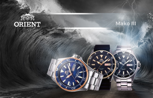 Review Đồng hồ Orient Mako 3 - Cá mập vùng biển sâu