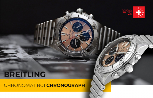 Trên tay đồng hồ Breitling Chronomat B01 Chronograph 2020