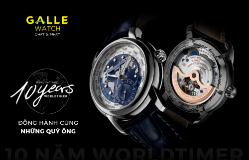 Frederique Constant Worldtimer và 10 năm đếm giờ thế giới trên cổ tay quý ông