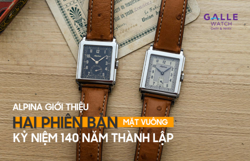 Alpina giới thiệu hai phiên bản mặt vuông kỷ niệm 140 năm thành lập