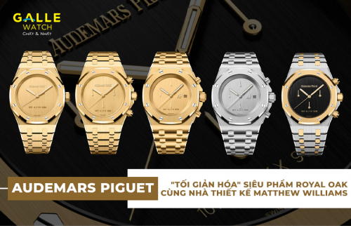 Audemars Piguet "tối giản hóa" siêu phẩm Royal Oak cùng nhà thiết kế Matthew Williams