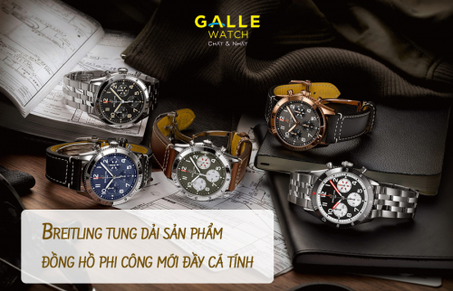 Breitling tung dải sản phẩm đồng hồ phi công mới đầy cá tính