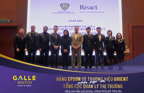 Hãng Epson và thương hiệu Orient phối hợp với Tổng cục Quản lý thị trường nâng cao hiệu quả phòng, chống hàng giả, hàng lậu