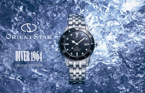 Thương hiệu Orient Star giới thiệu thế hệ thứ hai của dòng sản phẩm lặn vintage Diver 1964