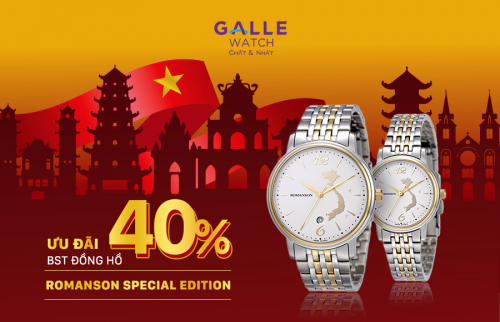 [Ưu đãi 40%] BST Đồng hồ Romanson Special Edition