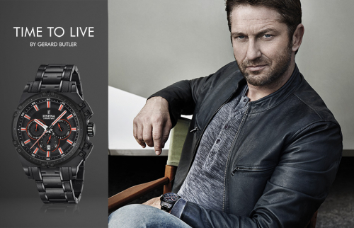 Gerard Butler làm đại sứ thương hiệu mới cho Festina