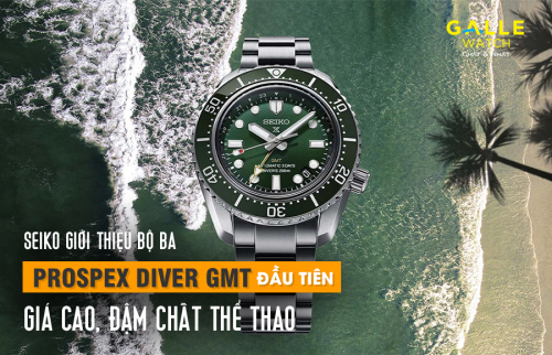 Seiko giới thiệu bộ ba Prospex Diver GMT đầu tiên: Giá cao, đậm chất thể thao