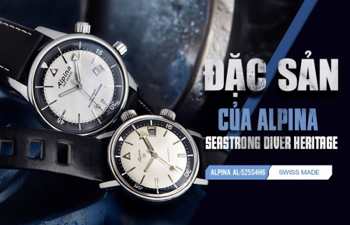 Dòng đồng hồ Seastrong Diver Heritage - Đặc sản của Alpina