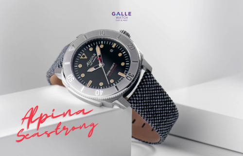 Alpina ra mắt đồng hồ Seastrong Diver 300 Automatic Calanda làm từ thép tái chế