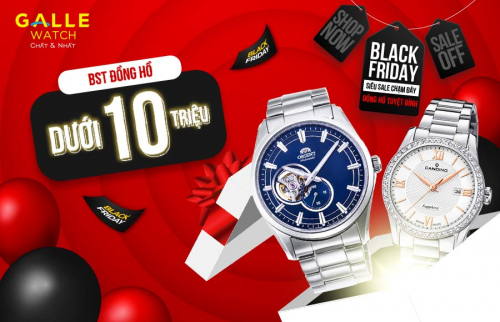 [Black Friday] Sale chạm đáy, Sắm đồng hồ hiệu, Gía chưa tới 10 triệu đồng