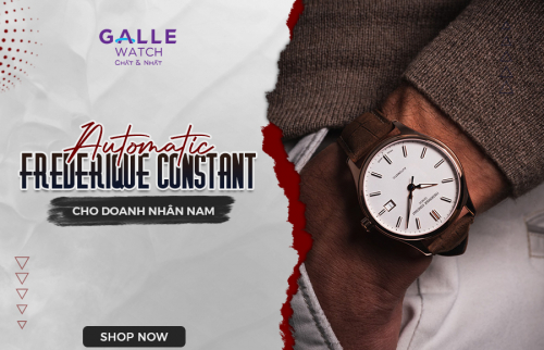 Bộ sưu tập đồng hồ Frederique Constant Automatic phù hợp với nam doanh nhân thế hệ mới