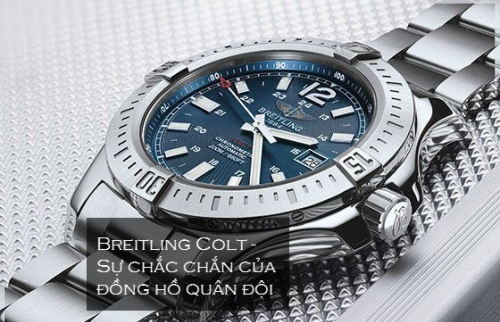 BST đồng hồ Breitling Colt - Sự chắc chắn của mẫu đồng hồ quân đội
