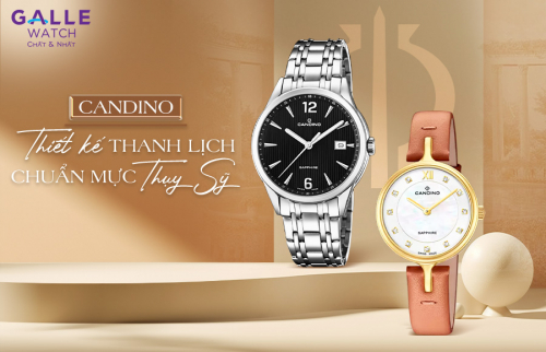 Đồng hồ Candino - Vẻ đẹp thanh lịch, chuẩn mực Thụy Sỹ