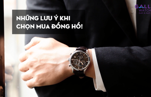 Lưu ý khi mua đồng hồ đeo tay cho người mới