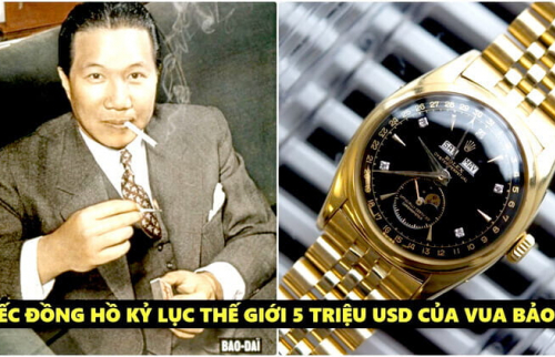 Đồng hồ của vua Bảo Đại - Siêu phẩm Rolex Reference 6062 có giá bán kỷ lục