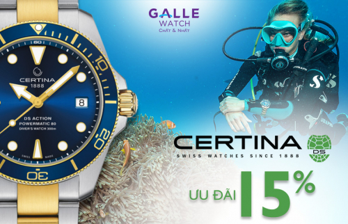 [Ưu đãi 15%] Bảo vệ môi trường cùng thương hiệu Certina