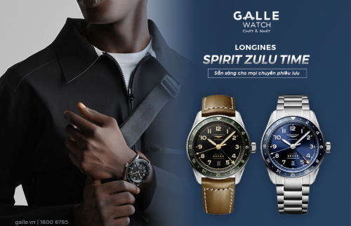 Longines Spirit Zulu Time - Sẵn sàng cho mọi chuyến phiêu lưu