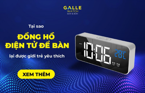TOP Mẫu đồng hồ để bàn điện tử đẹp, đồng hồ LED thông minh