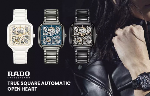 Trên tay BST đồng hồ Rado True Square - Dáng vuông mạnh mẽ, chất liệu biểu tượng