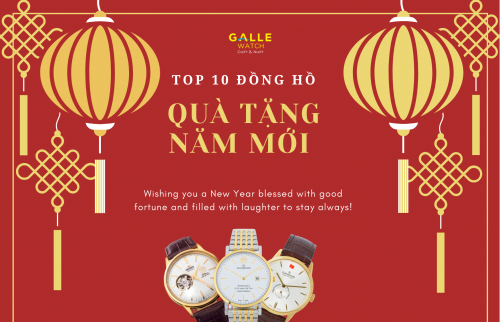 Top 10 mẫu đồng hồ quà tặng năm mới
