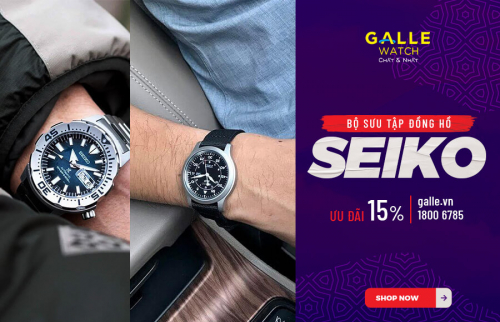 [Tuần lễ Đồng hồ Nhật Bản 2023] TOP đồng hồ Seiko ưu đãi 15%