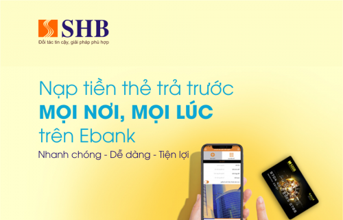 Mua đồng hồ thanh toán siêu tiện lợi SHB Ebanking