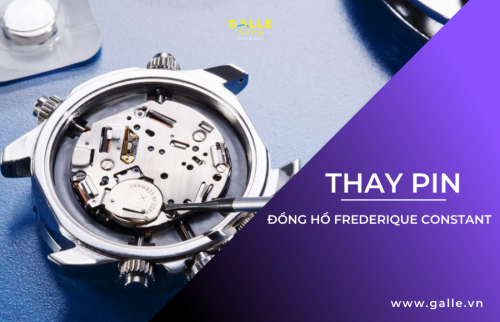 Cách thay pin đồng hồ Frederique Constant chuẩn hãng