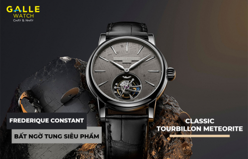 Frederique Constant bất ngờ tung siêu phẩm Classic Tourbillon Meteorite