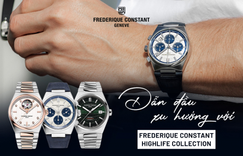(Mua 1 tặng 1) Dẫn đầu xu hướng với Frederique Constant Highlife Collection