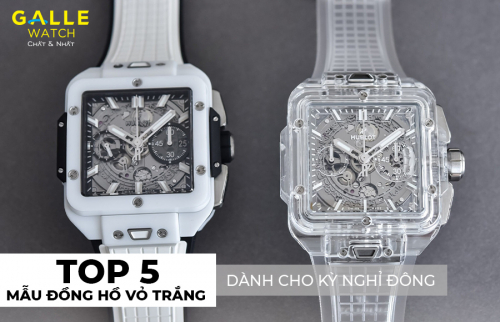 Top 5 mẫu đồng hồ vỏ trắng dành cho kỳ nghỉ Đông