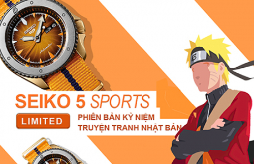 Seiko 5 Sports Naruto & Boruto - Đồng hồ dành cho fan hâm mộ truyện tranh