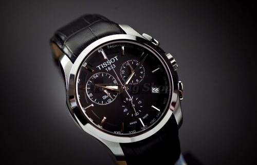 Top 7 đồng hồ Tissot nam dây da mặt đen chất lừ tại Galle Watch