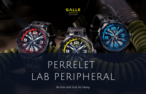 Perrelet giới thiệu thành viên mới của bộ sưu tập Lab Peripheral - Ba kim một lịch ấn tượng