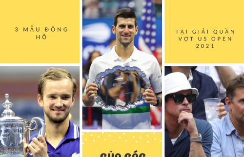 03 mẫu đồng hồ của các ngôi sao đình đám tại giải quần vợt US OPEN 2021