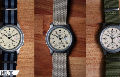 Seiko tri ân tạp chí Worn & Wound bằng một mẫu Seiko 5 quân đội giới hạn