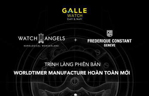 Frederique Constant x Watch Angels mang đến diện mạo hoàn toàn mới cho BST Worldtimer Manufacture