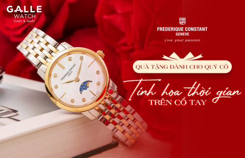 Frederique Constant: Quà tặng dành cho quý cô – Tinh hoa thời gian trên cổ tay