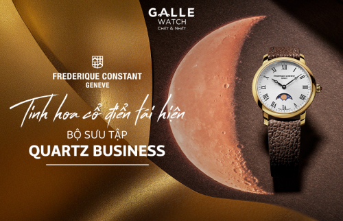 Tinh hoa cổ điển tái hiện – Bộ sưu tập Frederique Constant Quartz Business