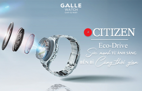 Eco-Drive – Sức mạnh từ ánh sáng, bền bỉ cùng thời gian