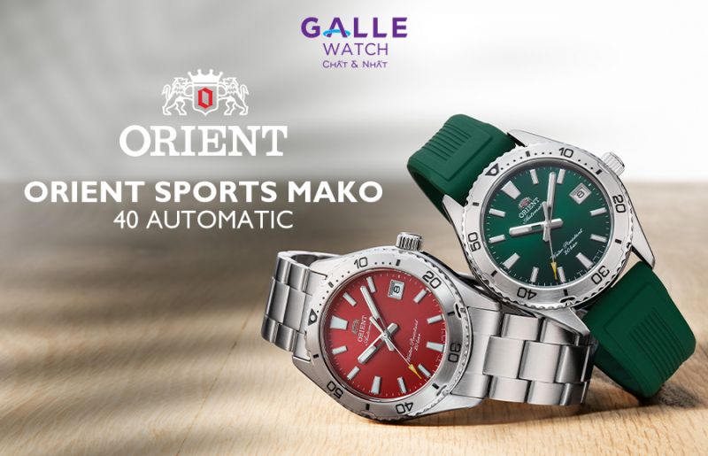 Orient Sports Mako 40 Automatic – Orient nâng tầm biểu tượng Mako