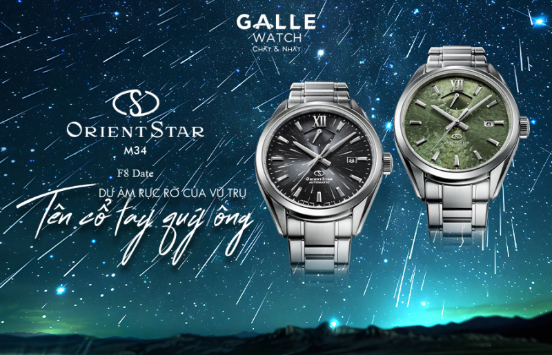 Orient Star M34 F8 Date – Dư âm rực rỡ của vũ trụ trên cổ tay quý ông