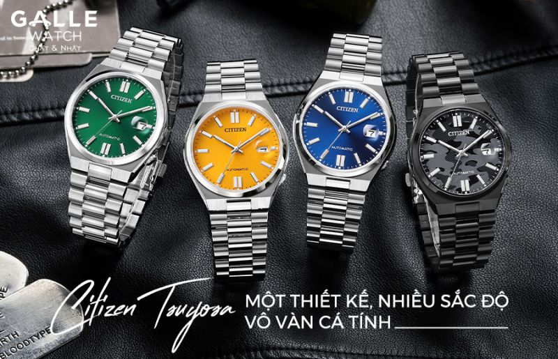 Citizen Tsuyosa – Một thiết kế, nhiều sắc độ, vô vàn cá tính