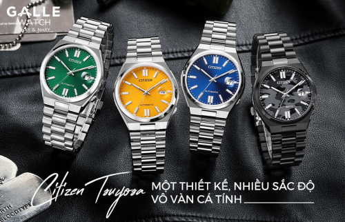 Citizen Tsuyosa – Một thiết kế, nhiều sắc độ, vô vàn cá tính