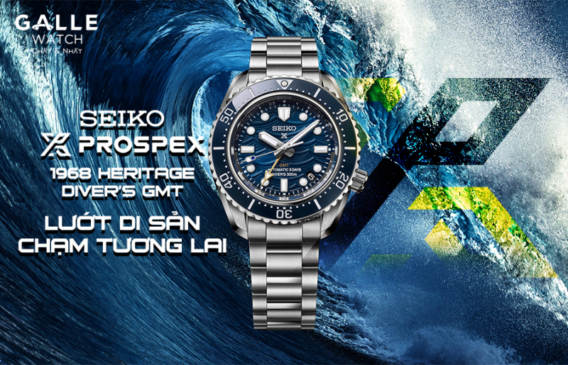 Seiko Prospex 1968 Heritage Diver’s GMT – Lướt di sản, chạm tương lai