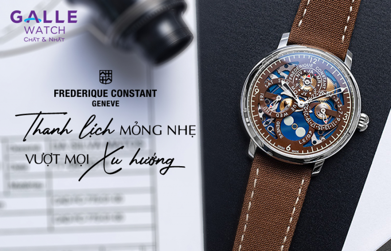 Frederique Constant Slimline – Thanh lịch mỏng nhẹ, Vượt mọi xu hướng