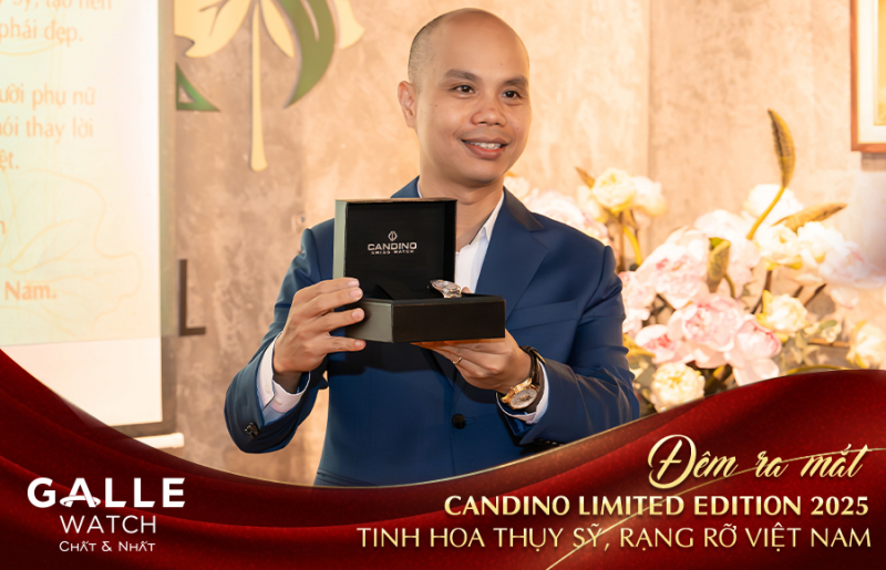 Đêm ra mắt Candino Limited Edition 2025 – Tinh hoa Thụy Sỹ, Rạng rỡ Việt Nam